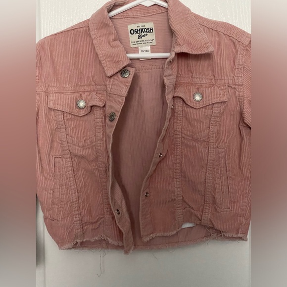 Osh Kosh B’Gosh Girls Corderoy Crop Jacket Size 10 - Picture 4 of 4